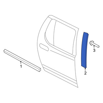Ford OE - Rear Right Door Applique