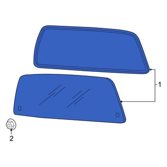 Ford OE - Rear Back Glass