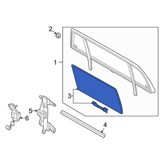 Ford OE - Rear Back Glass