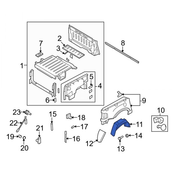 Wheel Housing Side Panel