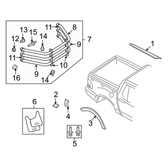 Ford OE - Pick Up Box - Exterior Trim (Pick Up Box)