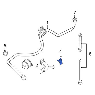 Ford OE - Suspension Stabilizer Bar Bracket Bolt
