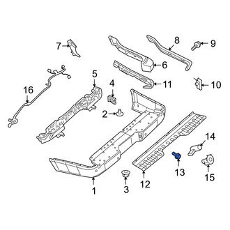 Ford OE - Bumper Step Pad Screw