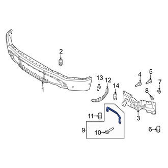 Ford OE - Front Right Outer Bumper Face Bar Bracket