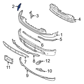 Ford OE - Front Left Bumper Cover Bracket