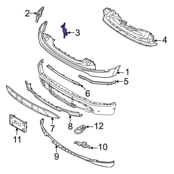 Radiator Support Air Duct