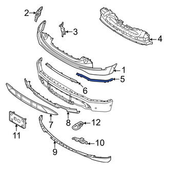 Ford OE - Front Right Outer Bumper Trim