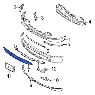 Ford OE - Front Center Bumper Cover Spacer Panel