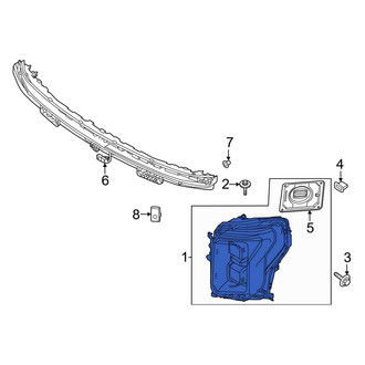 Ford OE - Front Left Headlight Assembly