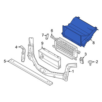 Ford OE - Front Radiator Support Air Deflector