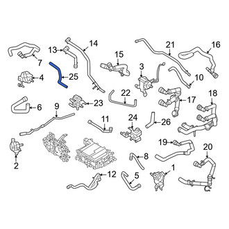 Ford OE - Engine Coolant Pipe