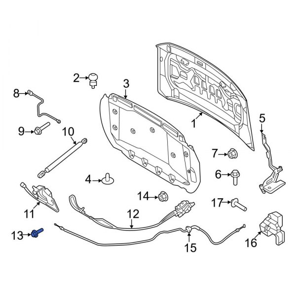 Hood Latch Bolt