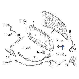 Ford OE - Hood Hinge Bolt