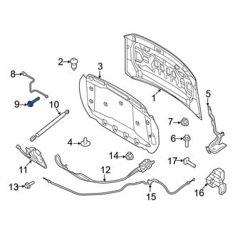 Ford OE - Hood Latch Striker Plate Bolt