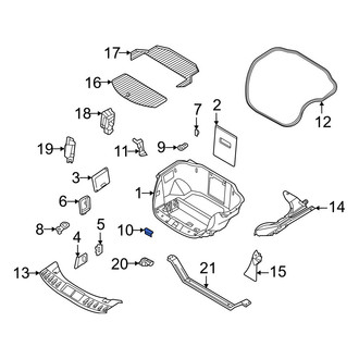 Ford OE - Front Cowl Panel Drain Hose