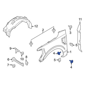 Ford OE - Fender Support Bolt