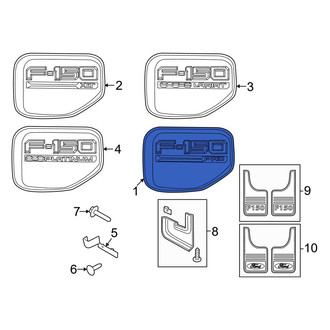 Ford OE - Front Right Fender Emblem