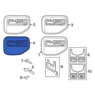 Ford OE - Front Right Fender Emblem