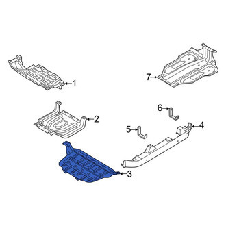 Ford OE - Center Powertrain Skid Plate