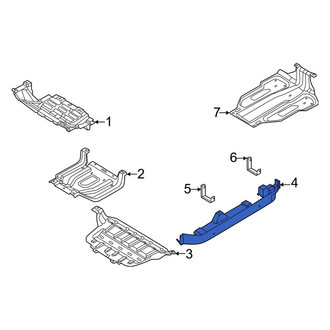 Ford OE - Center Left Stone Deflector