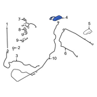 Ford OE - Right Radio Antenna Assembly