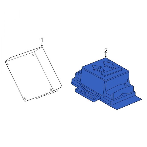 Ford OE LC3Z14B296B Trailer Brake Control Module