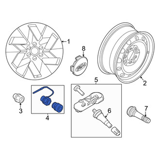 Ford OE - Wheel Lock Set