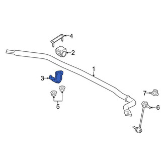Ford OE - Front Suspension Stabilizer Bar Bracket