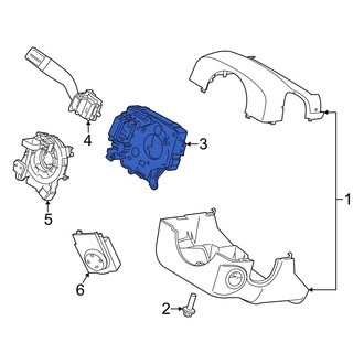 Ford OE - Steering Column Switch Housing