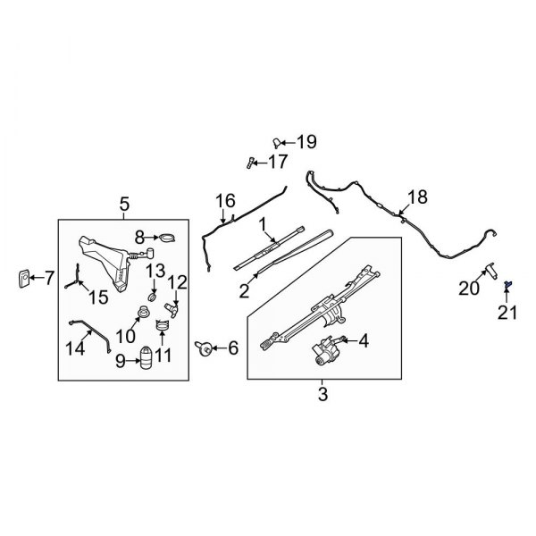 Windshield Washer Nozzle Cover