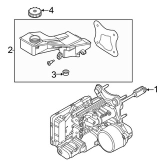 Ford OE - Cab - Components on Dash Panel