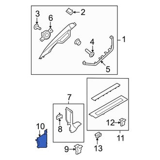 Ford OE - Right Fuse Box Cover