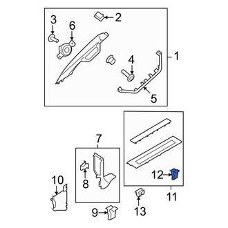 Ford OE - Door Sill Plate Clip