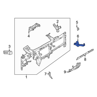 Ford OE - Front Right Instrument Panel Crossmember Bracket