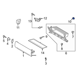 Ford OE - Instrument Panel Nut