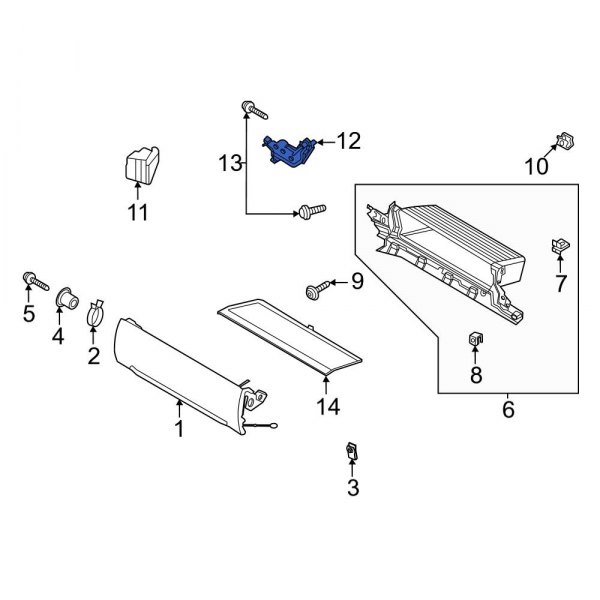 Glove Box Latch