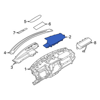 Ford OE - Right Upper Instrument Panel Cover