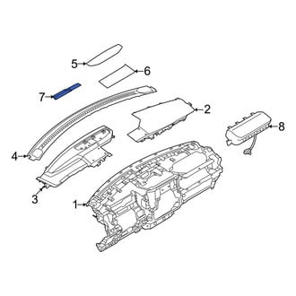 Ford OE - Right Upper Instrument Panel Cover