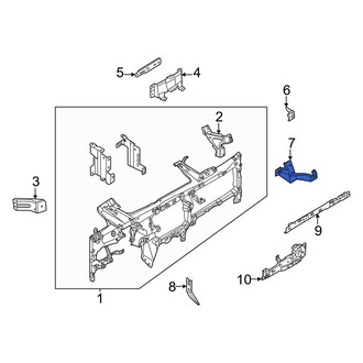 Ford OE - Front Right Instrument Panel Crossmember Bracket