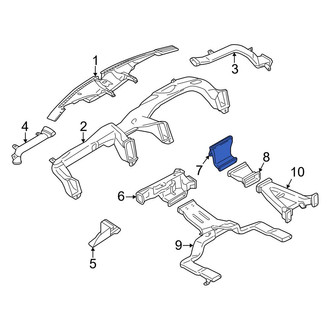 Ford OE - Center Front Instrument Panel Air Duct