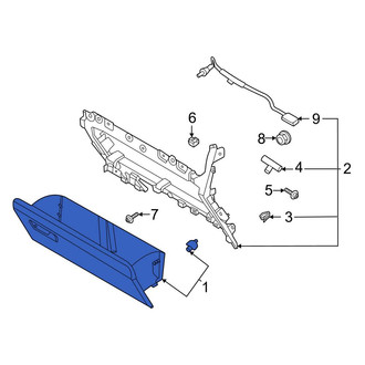 Ford OE - Front Lower Glove Box Door
