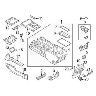 Ford OE - Front Console (Lower Console)