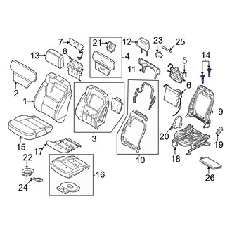 Ford OE - Front Right Outer Headrest Guide