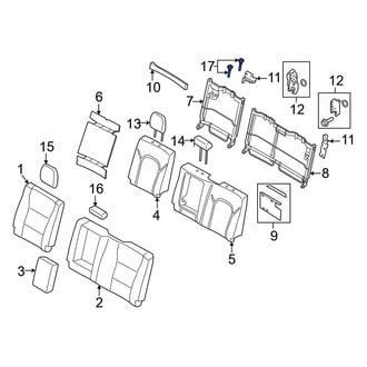 Ford OE - Front Right Outer Headrest Guide