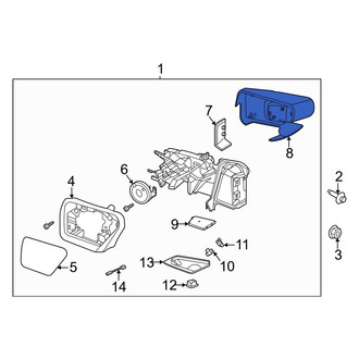 Ford OE - Front Right Door Mirror Cover