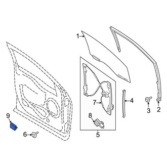 Ford OE - Front Right Door Control Module