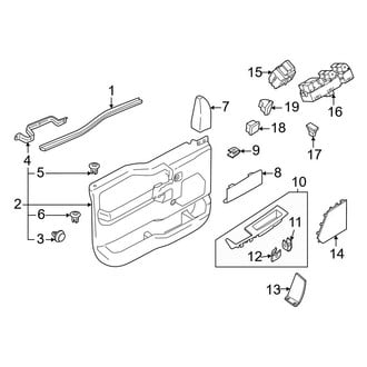 Ford OE - Front Door - Interior Trim