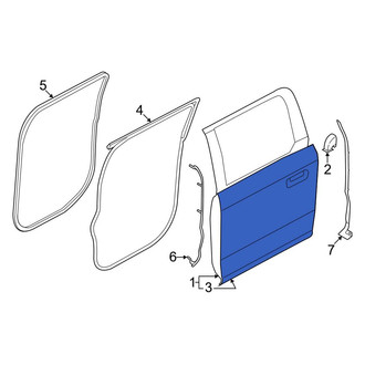 Ford OE - Rear Left Outer Door Outer Panel