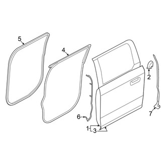 Ford OE - Rear Door - Door & Components