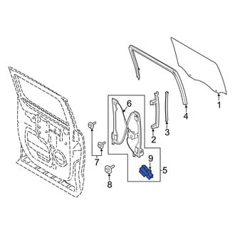 Ford OE - Rear Left Window Motor